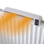 Beste radiator ventilator Valiant Radiatorventilator – Triple Fan Heat Booster, stil, oplaadbaar, magnetische pasvorm