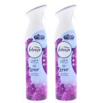 2 x Febreze luchtverfrisser Lenor Amethist bloesemdroom elk 300 ml verwijdert geurtjes