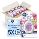 Ambi Pur Febreze Badkamer, Continue Luchtverfrisser, Vleugje Bloesem, 5 Stuks
